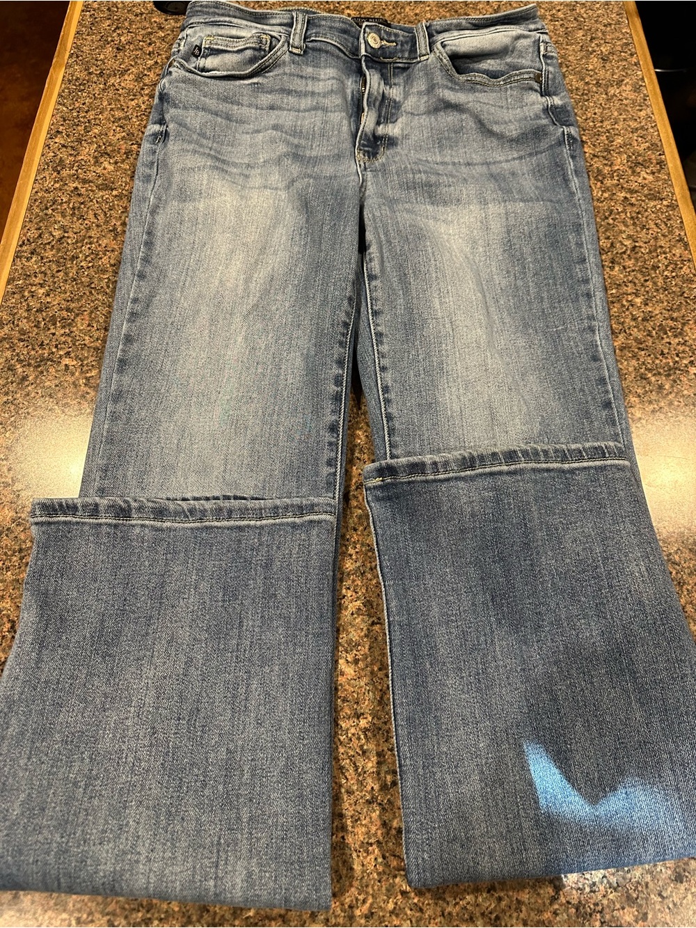 Judy Blue Light and Medium Wash bootcut Leg Jeans